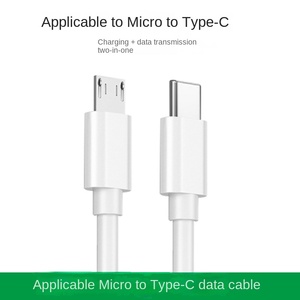 Cáp sạc dữ liệu Type-C sang Micro USB, cấp nguồn ngược, đầu nối điện thoại di động, laptop Android, linh kiện điện tử - Product Image 4