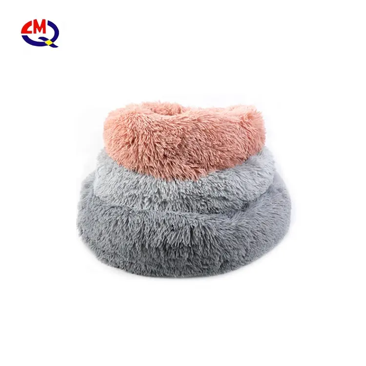 Soft luxury Pet Bed for Cats Dogs Small Animal Cat and Small Dog Bed Washable Round Pet Bed