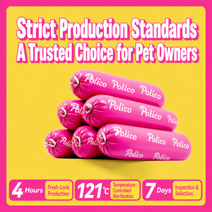Saucisses pour chiens au bœuf et à la viande <span class=keywords><strong>de</strong></span> <span class=keywords><strong>cheval</strong></span> avec huile <span class=keywords><strong>de</strong></span> poisson, friandises pour animaux <span class=keywords><strong>de</strong></span> compagnie à faible teneur en sel pour l'entretien du pelage et le soutien corporel - Product Image 4