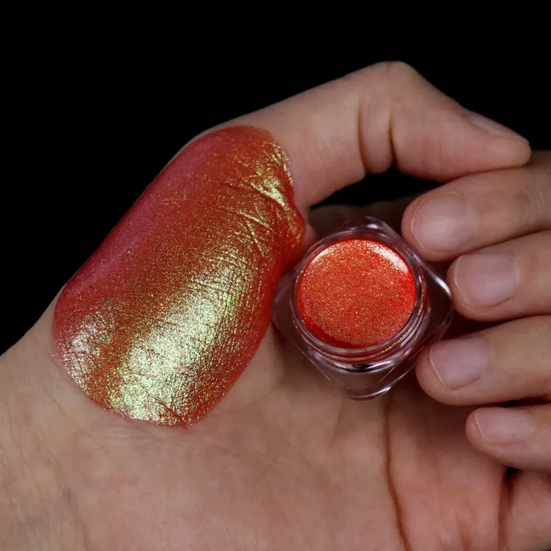 Водная активация duochrome слюда пигмент конфеты Радуга Цвет лица краска для тела Косметика Хамелеон тени для век для макияжа
