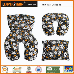 Oreillers de voyage multifonctionnels 3 en 1 pour avion, oreillers de cou en forme de U, soutien du cou réglable, appui-tête pour la maison, le bureau, la sieste - Product Image 3