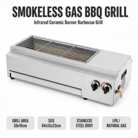 Barbecue à gaz commercial de qualité supérieure pour snack-bar, restaurant et équipement de restauration