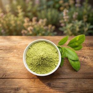 Herbal Powder Green Tea Extract <b>Natural</b> Plant-Based Hair Color Dye For Dark Hair Tone - Product Image 3