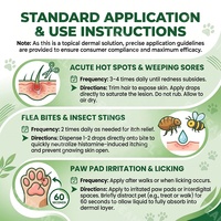 Spray Apaisant pour Animaux 50ml – Traitement Anti-Démangeaisons pour Chiens et Chats – Liquide Apaisant pour la Peau – Hygiène Quotidienne – Soulagement Rapide des Rougeurs – Marque Privée