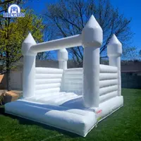 White Inflatable Bounce House, Wedding Jumper