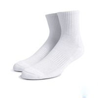 Chaussettes de sport d'équipage à coussin au design personnalisé Chaussettes de basket-ball de randonnée athlétiques évacuant l'humidité