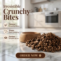 Nourriture complète de qualité supérieure pour chiens et chats, riche en protéines, sans céréales, personnalisée avec un soutien sain pour les articulations, Flinnie