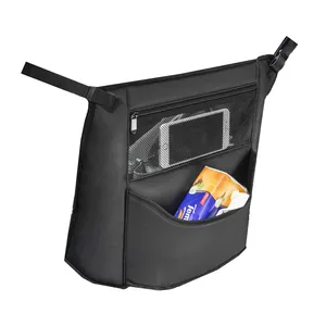 Nueva bolsa de almacenamiento colgante para asiento trasero de coche, organizador de bolsillo para asiento de coche, organizador plegable de almacenamiento para coche