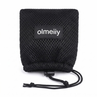 Pochette en maille 3D Premium avec cordon de serrage polyvalente pour gestion des câbles et chargeurs de téléphone – Promotion personnalisable