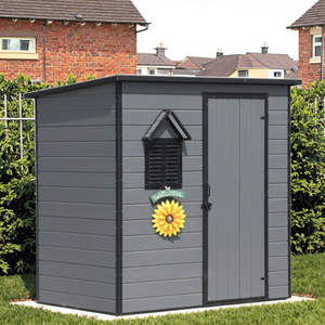 <span class=keywords><strong>6x4</strong></span> Meter Isolierter Gartenschuppen Vielseitiger Lagerraum Aufbewahrungsschuppen - Product Image 1