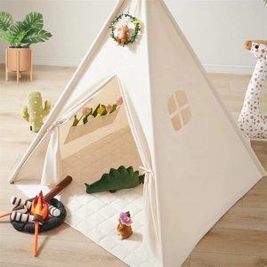 <span class=keywords><strong>Lit</strong></span> en tissu de coton à cadre en bois indien, <span class=keywords><strong>tipi</strong></span> pliable, maison de jeux intérieure, jouet, maison <span class=keywords><strong>tipi</strong></span>, tente <span class=keywords><strong>tipi</strong></span> pour enfants, bébé - Product Image 5