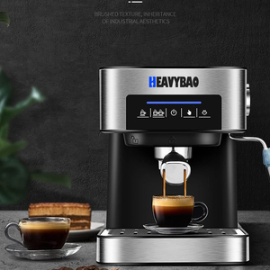 Heavybao-<span class=keywords><strong>cafetera</strong></span> eléctrica portátil de acero inoxidable, máquina de hacer Espresso con espuma - Product Image 5