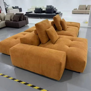 Juego de sofá Seccional de lujo moderno sofá de tela muebles de sala de estar en forma de L sofá de esquina Modular cama hogar <span class=keywords><strong>Hotel</strong></span> apartamento uso - Product Image 1
