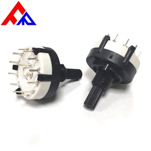 Interruptor Rotatorio de Plástico Aislado de 1/2/3/4/5/6/7/8/9/10/11/12 Posiciones, 26mm, Venta Directa de Fabricante Profesional - Product Image 2