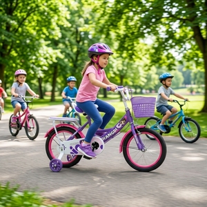 Bicicleta Infantil Económica y Bonita <span class=keywords><strong>de</strong></span> 12, 14, 16 y 18 Pulgadas con Ruedas <span class=keywords><strong>de</strong></span> Entrenamiento, Cómoda para Niñas <span class=keywords><strong>de</strong></span> 6 Años, Disponible en Stock <span class=keywords><strong>de</strong></span> Fábrica, Lista para Enviar - Product Image 4