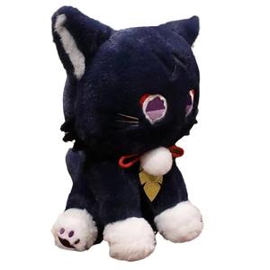 Cojín Kawaii Plushie relleno Animal de dibujos animados muñeca Genshin impacto peluche Wanderer Tighnari gato negro juego relacionado <span class=keywords><strong>Scaramouche</strong></span> - Product Image 5