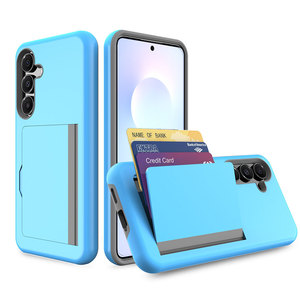 Với chủ thẻ Wallet khe cắm điện thoại trường hợp Đối với Samsung S26 S25 S24, chống sốc TPU PC chủ đứng điện thoại trường hợp đối với Samsung <span class=keywords><strong>Galaxy</strong></span> A56 - Product Image 2