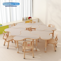 Bureau d'étude pour étudiants Bo Jiao de haute qualité, moderne, ergonomique, réglable en hauteur, durable, modulaire, en métal, en forme de fleur, pour chambre d'étudiant