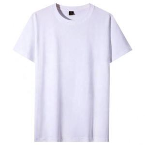 Camisetas de Algodón de 220g, Camisetas Básicas de Color Sólido de Manga Corta para Gimnasio, Camisetas Casuales para Hombre al por Mayor - Product Image 5