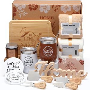 Coffret cadeau de luxe pour couples, idée cadeau pour femmes, <span class=keywords><strong>panier</strong></span>-cadeau pour nouvelle <span class=keywords><strong>maison</strong></span>, appartement, cuisine, service de table, cadeaux de pendaison de crémaillère - Product Image 1