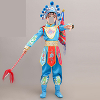 Costumes de spectacle d'opéra pour enfants : le rôle de Dama Dan, Hua Mulan, Mu Guiying, danse de scène principale, Hanfu, tradition chinoise