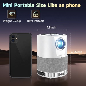 Popular nuevo proyector inteligente WiFi Mini portátil <span class=keywords><strong>HD</strong></span> 1080P Ver películas y juegos para niños en casa y en la oficina - Product Image 4