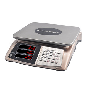 Báscula Comercial Electrónica de Precios Veidt, Versión en Inglés, Plataforma para Frutas, 60KG, 14191-466F - Product Image 1
