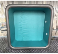 Piscine gonflable rectangulaire grande taille InflaToGo Pro pour l'extérieur, en PVC haute pression, idéale pour l'été