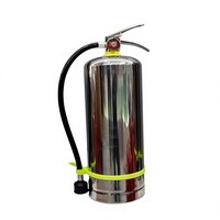 Extincteur portable en acier inoxydable de 2 kg avec certification 3C pour la maison, la cuisine et la voiture