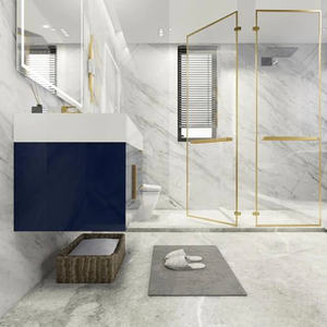 Mobile <span class=keywords><strong>Bagno</strong></span> Sospeso Moderno di Lusso Personalizzato di Alta Qualità con Finitura Verniciata o <span class=keywords><strong>in</strong></span> Melamina - Product Image 5
