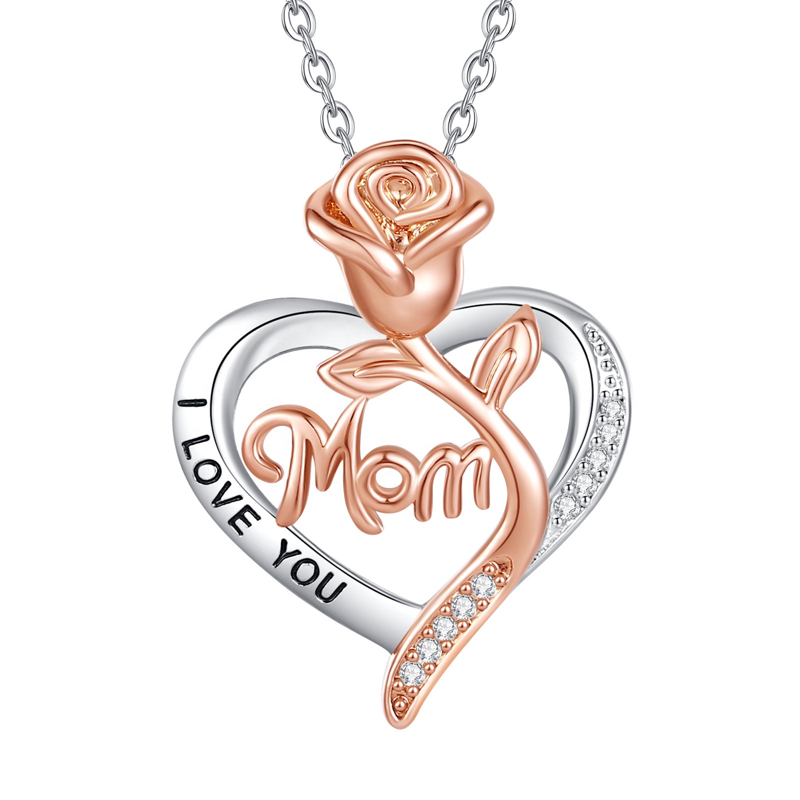 White Gold+Rose Gold