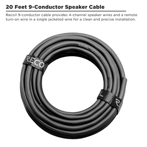 <span class=keywords><strong>Cable</strong></span> de <span class=keywords><strong>altavoz</strong></span> de 9 conductores y 20 pies, de 18AWG CCA, carcasa ultraflexible y fácil de despegar, <span class=keywords><strong>cable</strong></span> de <span class=keywords><strong>altavoz</strong></span> de 4 canales y <span class=keywords><strong>Cable</strong></span> remoto, de 1/2/2/2/2/2 - Product Image 4