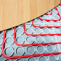 Tuyaux flexibles pour chauffage au sol, accessoires à température constante pour appartements, compatibles avec la climatisation à source géothermique, cinq unités