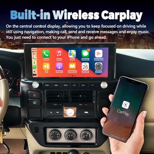 Écran QLED 12,3 pouces, autoradio Android pour Nissan Patrol Y61, charge rapide du téléphone portable, CarPlay sans fil, lecteur multimédia vidéo HU - Product Image 2