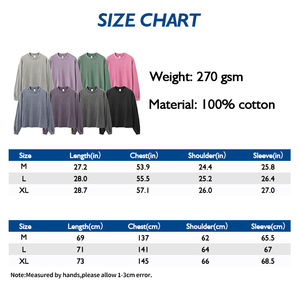2025SS Boxylong Tee American Vintage, 270GSM Manga larga lavada - Product Image 4