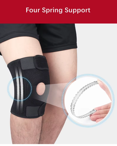 Thick Steel & Nylon+Spandex Professional Protection Strong <b>Support</b> Adjustable Knee <b>Brace</b> for Men and Women - Product Image 5