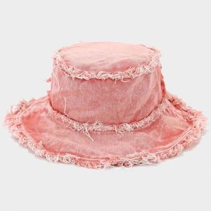 Nuevo Sombrero de Pescador Retro Unisex de Ala Ancha con Doble Borde, Estilo Hip-Hop, de Color Liso, con Borde de Lana, para Pesca, Ciclismo y Protección Solar - Product Image 5