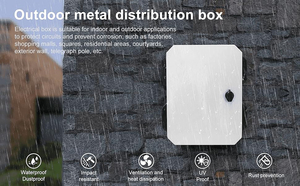 Contenitore <span class=keywords><strong>Esterno</strong></span> per Caricatore EV in Lega di Alluminio Personalizzato con Design a Ventilazione Monoblocco per Esterni - Product Image 2