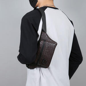 Bolso de Pecho para Hombre SAS50016, Color Marrón, Negro, Gris, Verde Militar, Diseño Acolchado, Ligero, Moderno, para Uso Diario - Product Image 3