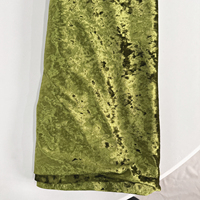 Nappe de table ronde en velours vert olive de luxe pour banquets, fêtes et événements