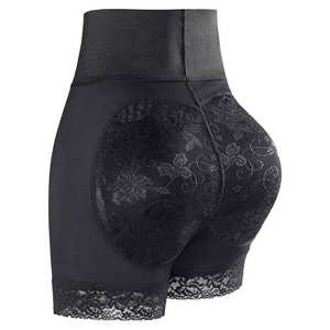 Pantalones de poliéster antibacterianos para mujer con control de abdomen, realzador de glúteos en forma de melocotón, capa base levanta caderas, moldeador de glúteos falso - Product Image 5