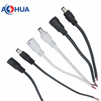 Prise vidéo/audio 5.5*2.1mm DC mâle et femelle avec câbles 20/22/24AWG 5v 9v 12v 24v DC Connector