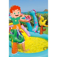 Piscine gonflable portable pour enfants Intex 57135, parc des dinosaures, divertissement en plein air pour l'été