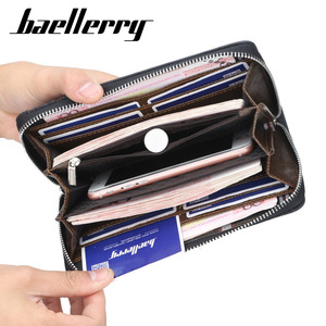 กระเป๋าสตางค์ใบยาวผู้ชาย Baellerry หนัง PU ความจุเยอะ พร้อมซิป ใช้ได้ทุกวัน - Product Image 2