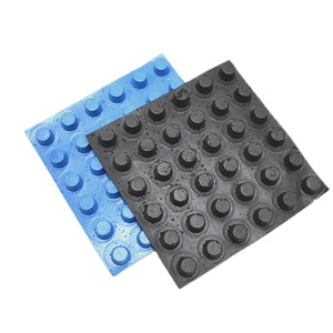 Planche <span class=keywords><strong>de</strong></span> drainage à fossettes <span class=keywords><strong>de</strong></span> 8 mm avec géotextile non tissé pour <span class=keywords><strong>mur</strong></span> <span class=keywords><strong>de</strong></span> soutènement <span class=keywords><strong>de</strong></span> bloc résidentiel - Product Image 1
