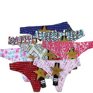 Vendita diretta in fabbrica colore fiore mutandine da <span class=keywords><strong>donna</strong></span> senza cuciture stalla in cotone a vita bassa Sexy <span class=keywords><strong>Micro</strong></span> perizoma senza cuciture da <span class=keywords><strong>donna</strong></span> - Product Image 3