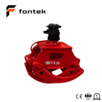 Équipement forestier : grappin rotatif hydraulique pour mini-pelle de 1 à 3 tonnes