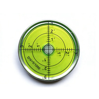 Niveau à bulle industriel 60*10 de qualité supérieure, luminescent, haute précision, boîtier en alliage d'aluminium, insert en verre