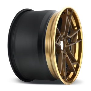 Striking Super Deep Concave Multi <b>Spoke</b> Three Piece Forged Aluminium Alloy Rim With <b>Wheel</b> Center Cap Universal Fit Passenger Car - Product Image 4
