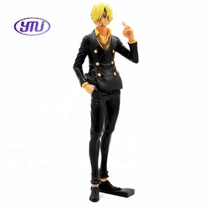 Meilleures ventes 2025 – Figurine d'anime Sanji <span class=keywords><strong>Manga</strong></span> 3D en PVC, artisanat plastique japonais, vente en gros OEM - Product Image 1